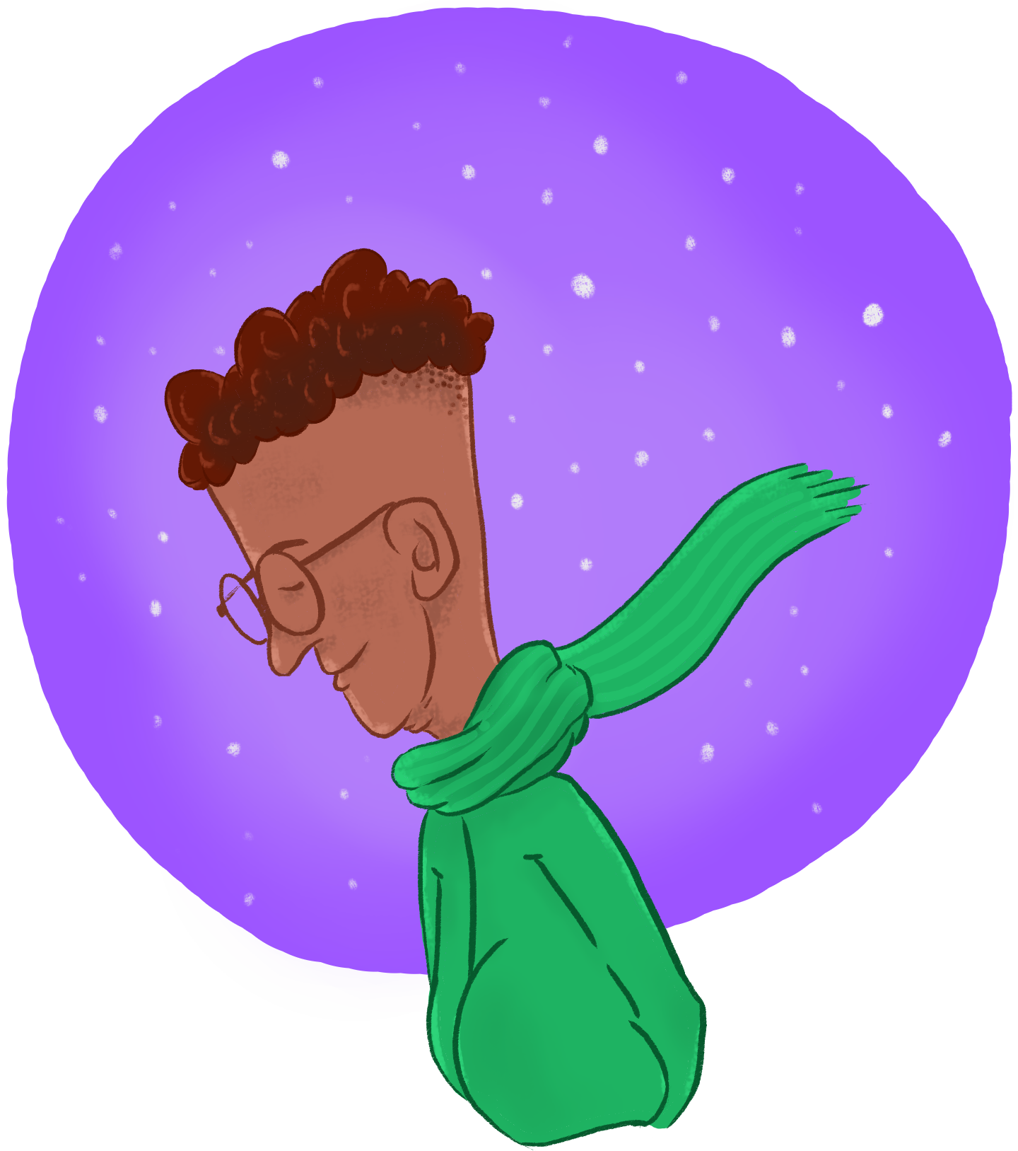 a person feeling the wind